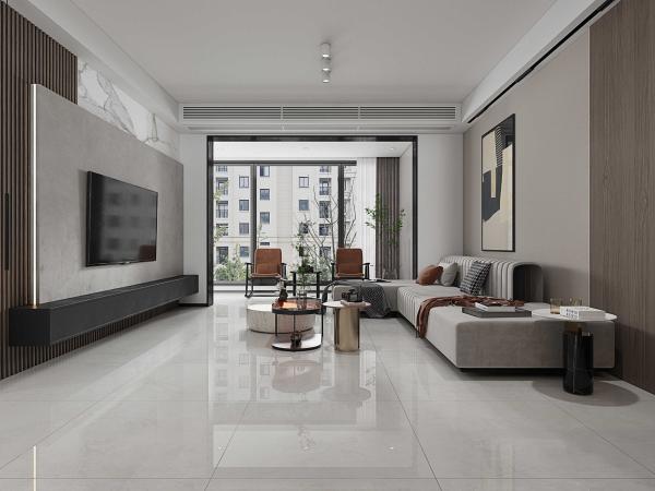 800x800mm Gray Polished Glazed Porcelain Tiles AAA Grade