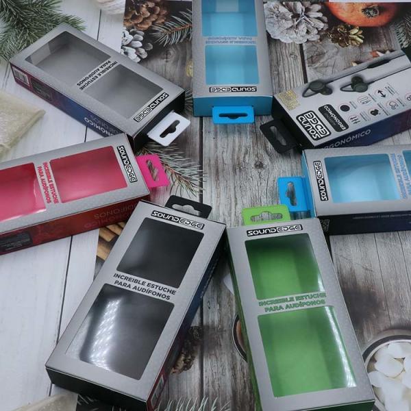 Custom Printing Logo Electronic Product Carton Charger Paper Packaging Box Earphone Headset Package Carton USB Cable Pap
