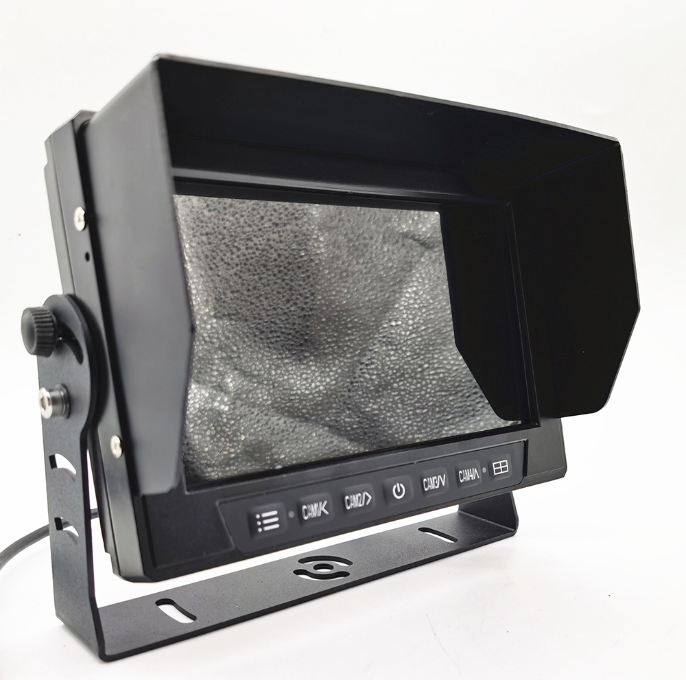 AHD Quad водонепроницаемый TFT автомобильный монитор дисплей с IP69 7 дюйма