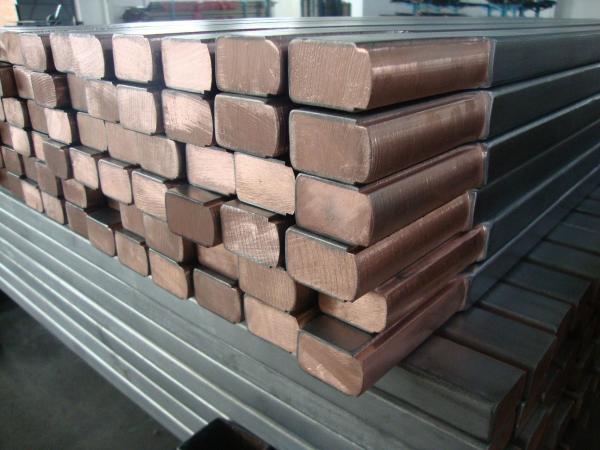 Stainless Steel Custom Metal Components Clad Copper Busbar For Electroplating