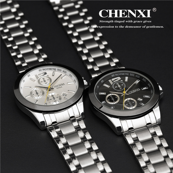 C009A Custom Logo Your Design OEM Service Watches Man Classic Stainless Steel Watches Man