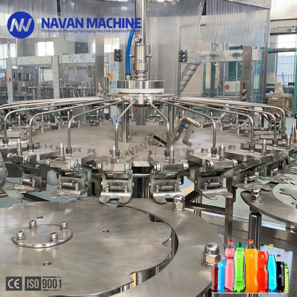 Automatic Plastic Bottle Carbonated Soft Drink Rinsing Filling Capping Machine