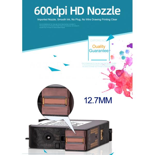 Demin 2588 Specific Solvent Toner Cartridge Fast Dry for Tij 12.7mm Inkjet Printer High Quality Ink Cartridges Printing Ink