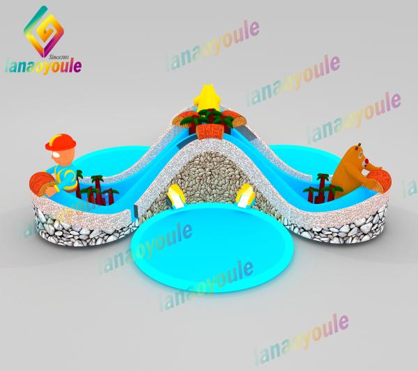 Giant Inflatable Water Park For Outdooor Event / Activity EN14960