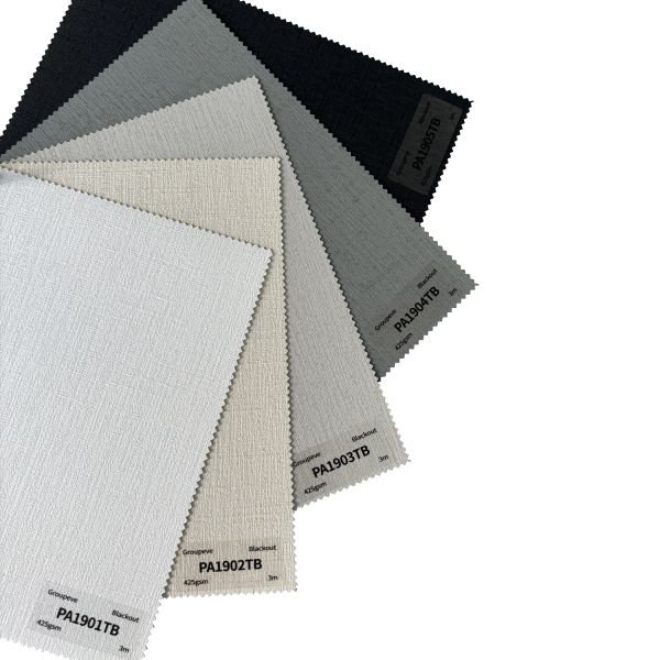 Wholesale Manufacturer 100% Polyester Blackout Roller Blind Fabric 3m Width for Home and Office