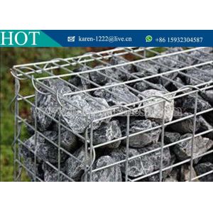 Galvanized Welded Gabion Box with 380N/mm2 - 550N/mm2 Tensile Strength and 75x75mm Opening Size for Retaining Walls