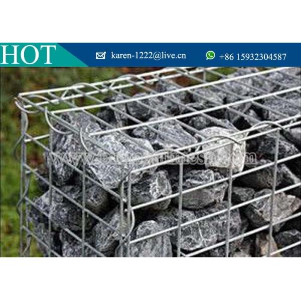 Galvanized Welded Gabion Box with 380N/mm2 - 550N/mm2 Tensile Strength and 75x75mm Opening Size for Retaining Walls