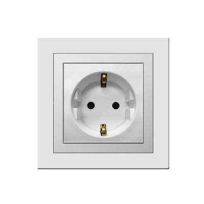 Soquete da corrente elétrica de Schuko, soquete 86mm da tomada de dois furos 4 coligados