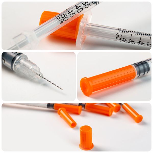 Medical Sterile CE/ISO OEM Disposable Auto-injector Syringe 0.5 1ML Insulin Injector