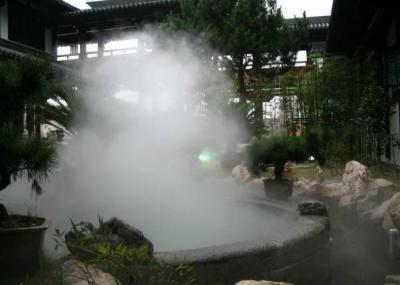 Electric Smoking Water Fog Fountain , Large Misting Fountains With Lights