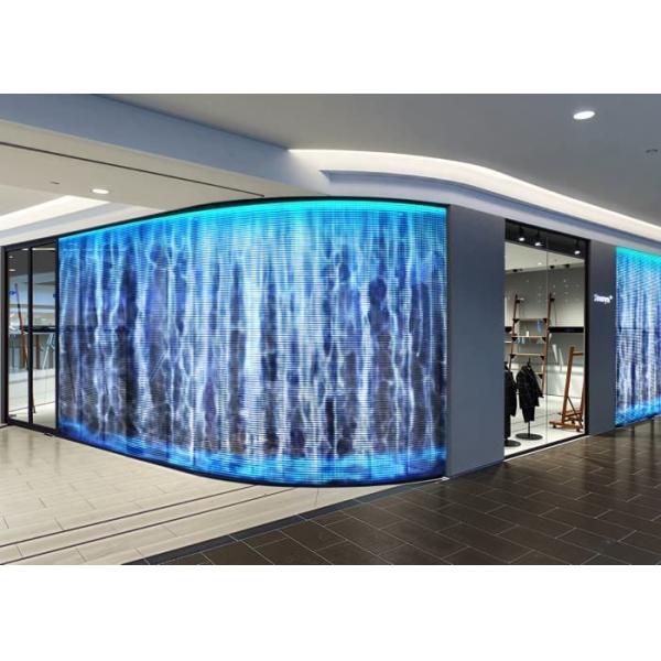 P3.9 High Brightness Flexible LED Grille Screen for Creative Stage Design and Architectural Lighting