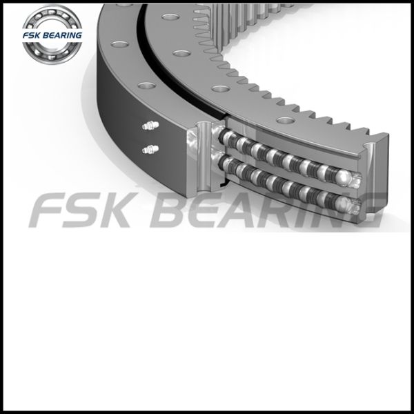 021.30.900 Double Row Reducing Ball External Tooth Slewing Gear Bearing For Engineering Machinery