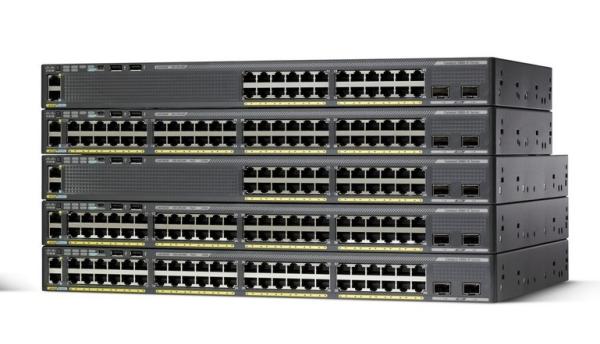 Full Duplex Gigabit Ethernet Switch WS-C2960X-48LPS-L With 370W POE Power