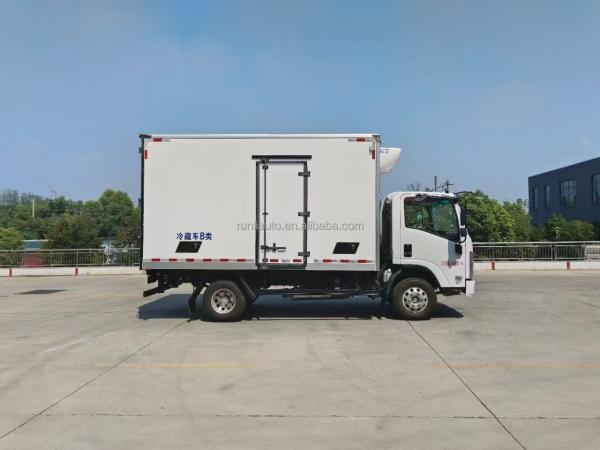 China Factory Customized QingLing NiKa Diesel Freezer Food Meat Transport Refrigerator Truck Box Container Refrigerated Truck