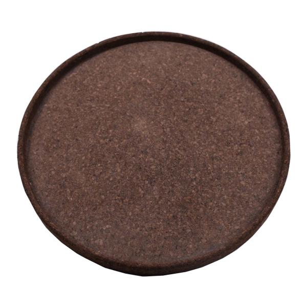 Dia 6in To 16in Round Cork Trays Antimicrobial Slip Resistant