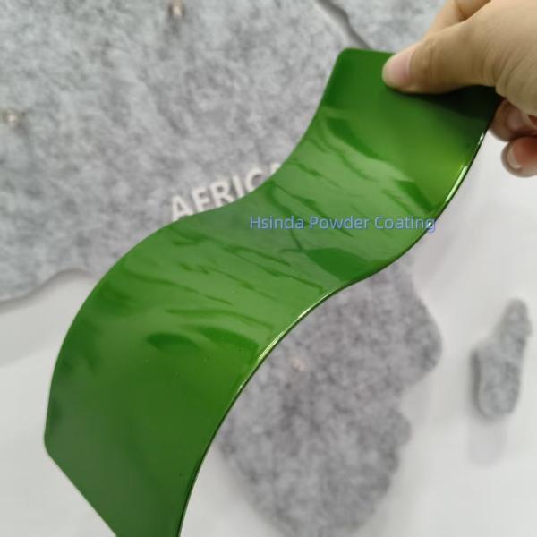 Chrome Illusion Green Polyester Electrostatic Powder Paint for Metal Coating