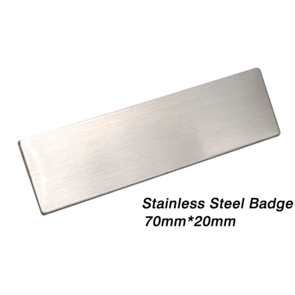 Custom Staff Employee Metal  ID Name Tag Badge With Laser Engraving And Magnetic Holder