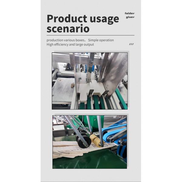 Управляемая ПЛК 3ACQ**580E полностью автоматическая машина для склеивания папок для высокоскоростного изготовления коробок