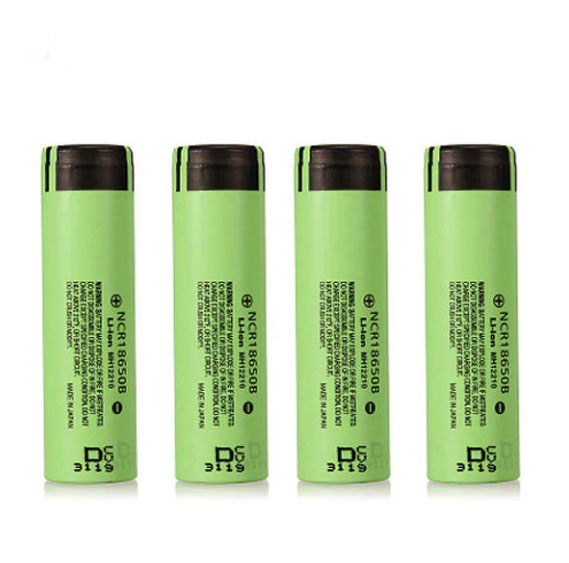 NCR18650B 3.6V 3400mAh 1000 Cycles Solid State 18650 Lithium Ion Battery Cell For E Bike Power Tools