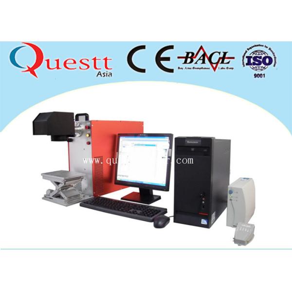 Машина маркировки лазера волокна управлением ноутбука портативная для металла/не материала металла