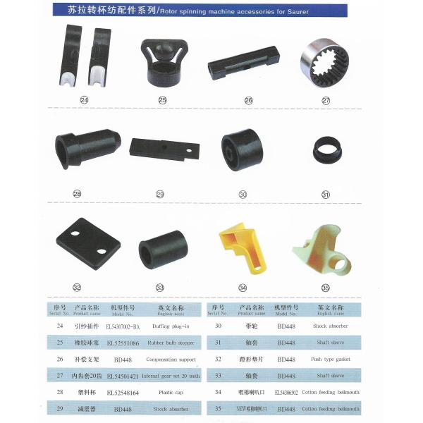 Rotor Open End Spinning Spare Parts Saurer Schlafhorst Spare Parts
