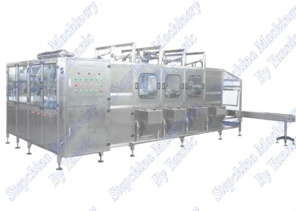 600 BPH 5 Gallon Mineral Water Bottling Machine Auto Inner Washing / Capping