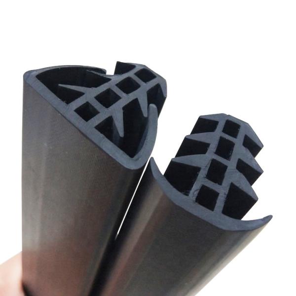 Garrafa de borracha EPDM em forma de T preta profissional para painéis solares