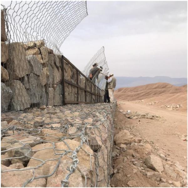 Customized 2*1*1m Galvanized PVC Coated Gabion Boxes for Protecting Retaining Walls