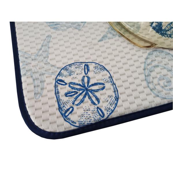 24x18in Kitchen Sink Microfiber Dish Drying Mat Dish Drainer  Mat