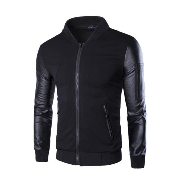 Water Resistance Spring Polyester Cotton Jacket Long Sleeve Windbreaker Coat Mens