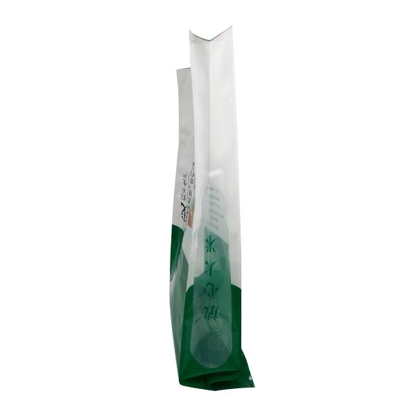 Food Grade Nylon Laminated Heavy Duty Custom Pasta and Noodles Packaging Bag Rice Pouches with Handle and Clear Window