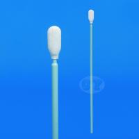 Le nettoyage stérile de nettoyage de validation d'écouvillon du polyester COT tamponne Rod vert