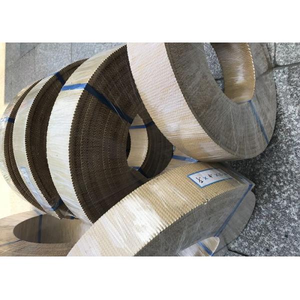 Black Non Asbestos Woven Brake Lining , Windlass Brake Lining 5-30mm Thickness