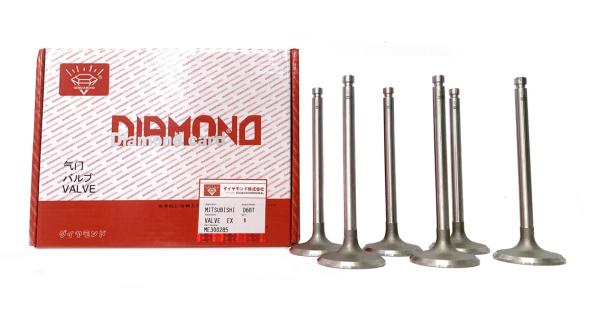 ME300285 ME031937 Mitsubishi Industrial Engine Parts Engine Intake Valve For D6BT 6D16T