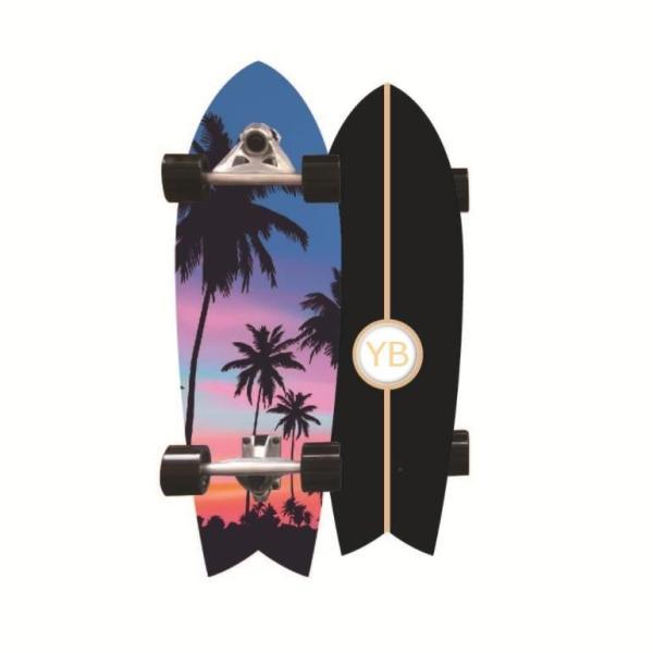 32inch 8ply Maple Mini Cruisers Skateboards With Unique 6.25inch Cx7 Aluminum Truck