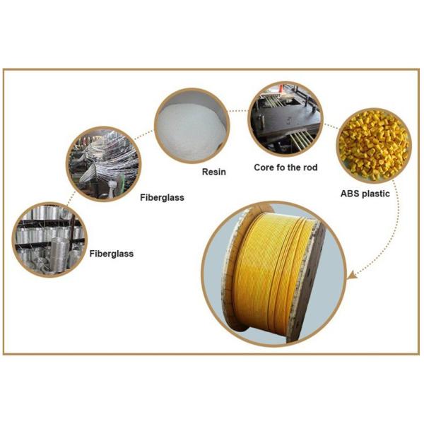 FRP Electric Cable Duct Rodders Basic Construction Tools Conduiting Cable Push Rods 12mm