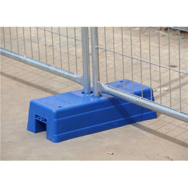 Security Temporary Construction Fence , Sliver Galvanized Fence Panels