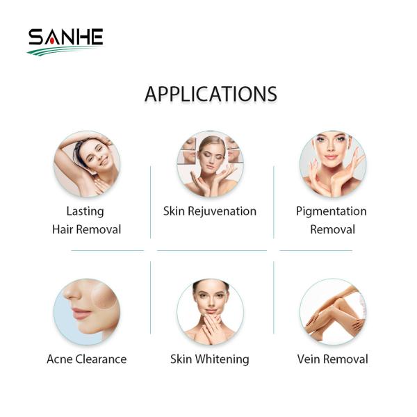 Máquina do Ipl Shr Elight para a remoção do cabelo e o rejuvenescimento da pele
