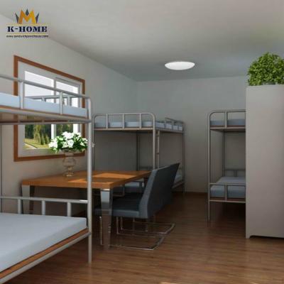 Acampamento portátil pré-fabricado da acomodação com o banheiro para trabalhadores da construção