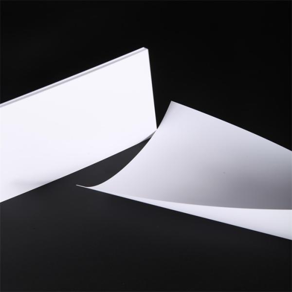 100micron White PVC Card Sheet , Printable Matte Plastic Cards Core Sheet