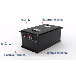 Легкая литийная батарея 48 В 105 АГ для автомобиля для гольфа 5000 раз жизненный цикл