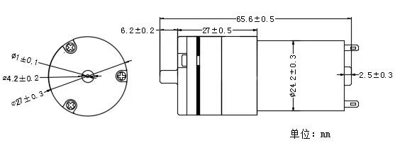 DC 6V Leg massager air flow air pump low pressure mini air pump for digital blood pressure monitor