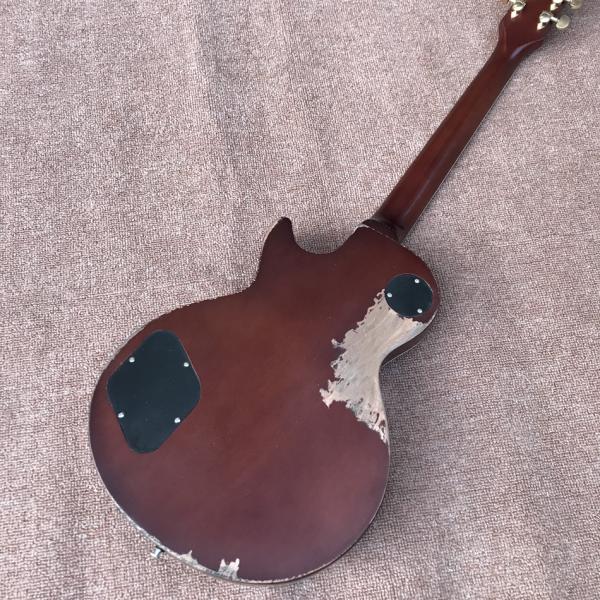 New high quality relic standard LP electric guitar, Tobacco burst, Tune-o-Matic bridge relic electric guitar