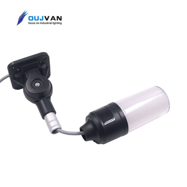 Free Custom Glow Logo Industrial Signal Tower Light | 95dB Loud Buzzer Eliminates Missed Machine Alerts, 180° Rotatable Base Fits All Automation Equipment