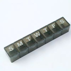 7-Slot Weekly Pill Case | Translucent Purple Medical Gift
