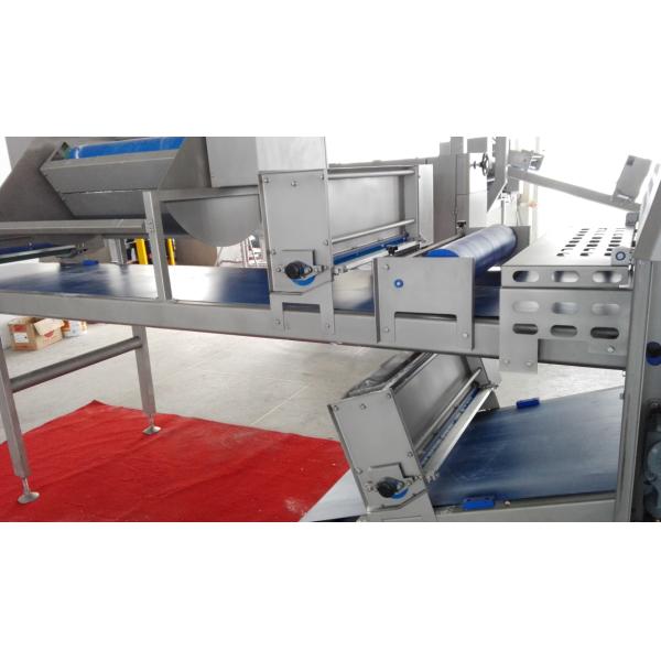 Ламинатор теста нержавеющей стали Х304 установленный с электронными блоками бренда мира