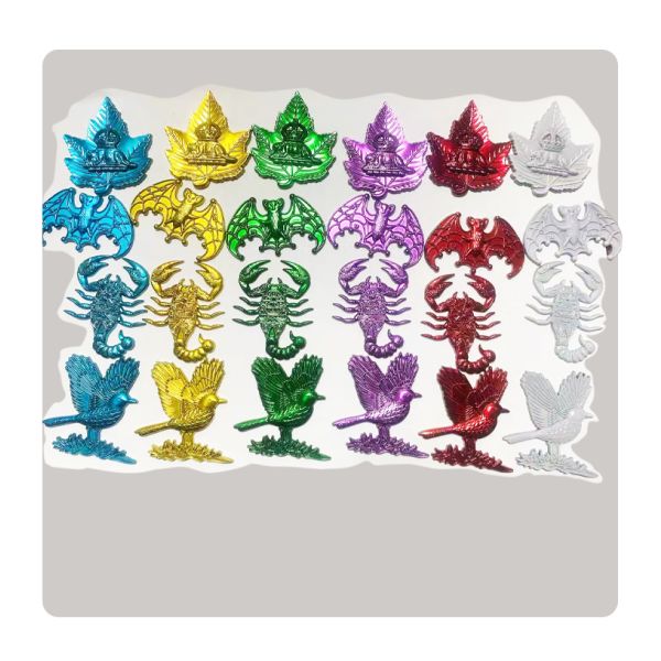 Custom Logo Hard Enamel Glitter Pearl Lapel Pin Metal Badge for Kpop Anime Fashion