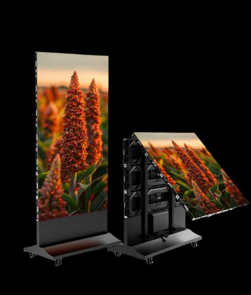 Solutions publicitaires d'affichage LED pliable P1.25mm pour maximiser l'impact dans les espaces commerciaux et les centres de transit très fréquentés