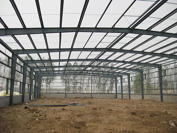 Q235 Q355 Pemb Metal Building , Lightweight Prefab Metal Structures