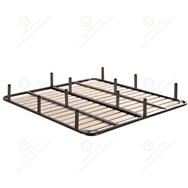 Bed Frame with Thickened Solid Wood Skeleton Moisture-proof Bed Board Encrypted Design Foldable Tatami Steel Frame Customizable